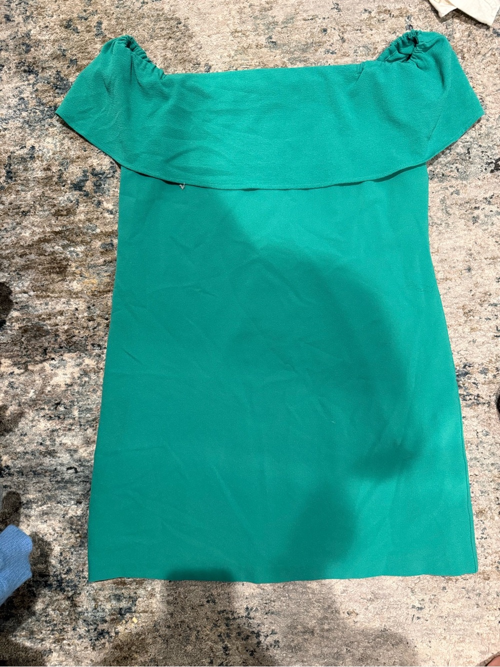 Off-Shoulder Green Women’s Dress